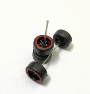 Rubber Tires/Wheels for 1/64 Scale Set (M22)
