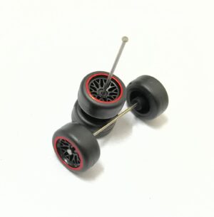 Rubber Tyres/Wheels for 1/64 Scale Set (M13)