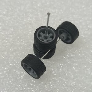 Rubber Tires/Wheels for 1/64 Scale Models (M42)