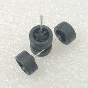 Rubber Tires/Wheels for 1/64 Scale Models (M43)