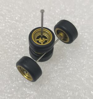 Rubber Tires/Wheels for 1/64 Scale Models (M44)