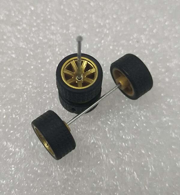 Rubber Tires/Wheels for 1/64 Scale Models (M48)