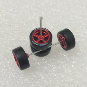 Premium Rubber Tires/Wheels for 1/64 Scale Set (M35)