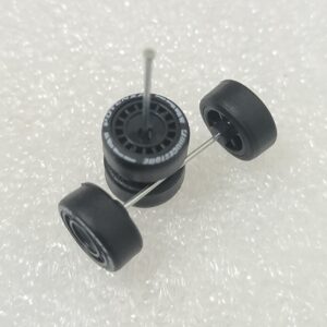 Premium Rubber Tires/Wheels for 1/64 Scale Set (M37)