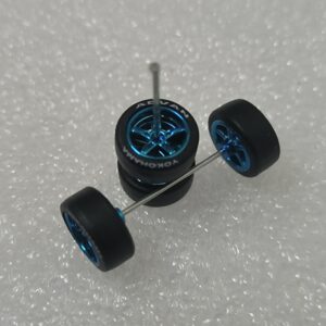 Premium Rubber Tires/Wheels for 1/64 Scale Set (M38)