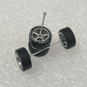 Premium Rubber Tires/Wheels for 1/64 Scale Set (M51)