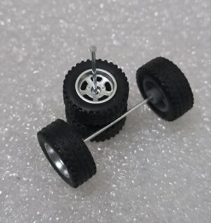 1/64 Off road Rubber wheels/tyres Set (M3)