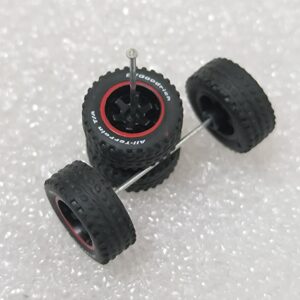 1/64 Off road Rubber wheels/tyres Set (M6)