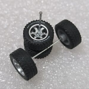 1/64 Off road Rubber wheels/tyres Set (M9)