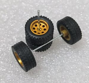 1/64 Off road Rubber wheels/tyres Set (M10)