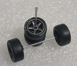 Premium Rubber Tyres/Wheels for 1/64 Scale Set (M53)