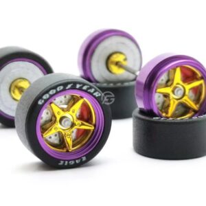 1/64 Alloy Rim Wheels with Disk break Set 11.2MM (M14)