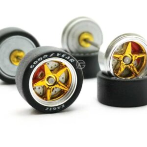 1/64 Alloy Rim Wheels with Disk break Set 11.2MM (M18)
