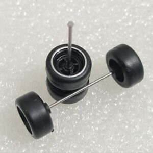 Rubber Tyres/Wheels for 1/64 Scale Models (M77)