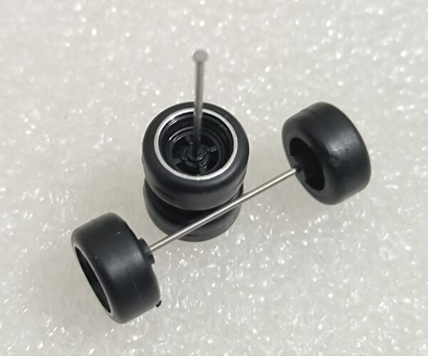 Rubber Tyres/Wheels for 1/64 Scale Models (M77)