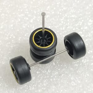 Rubber Tyres/Wheels for 1/64 Scale Models (M76)
