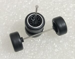 Rubber Tyres/Wheels for 1/64 Scale Models (M72)