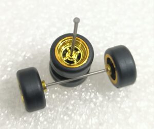 Electroplating Rubber Tyres/Wheels for 1/64 Scale Models (M68)