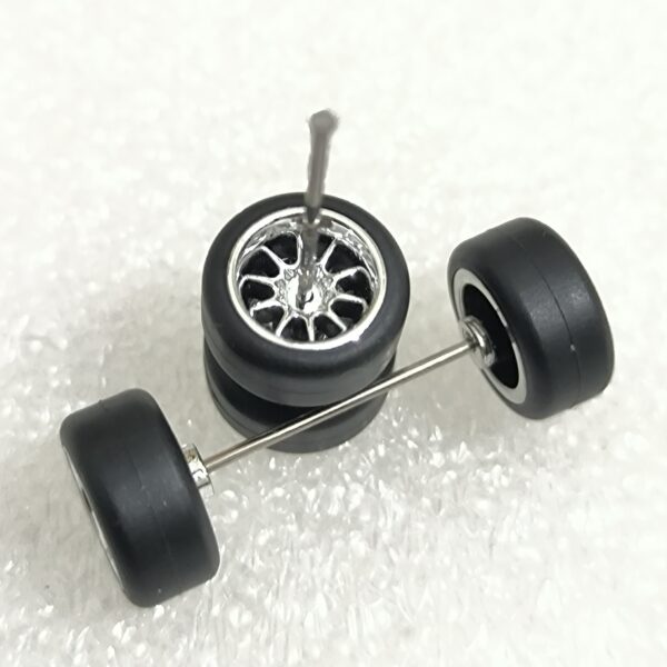 Electroplating Rubber Tyres/Wheels for 1/64 Scale Models (M65)