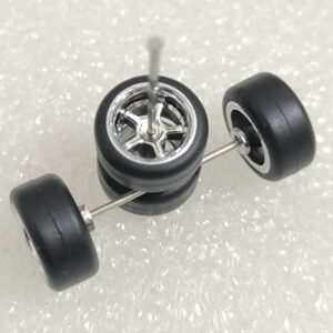 Electroplating Rubber Tyres/Wheels for 1/64 Scale Models (M64)