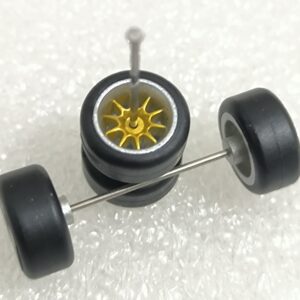 Rubber Tyres/Wheels for 1/64 Scale Models (M60)