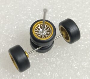 Rubber Tyres/Wheels for 1/64 Scale Models (M57)