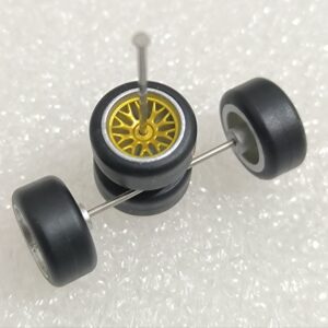 Rubber Tyres/Wheels for 1/64 Scale Models (M56)