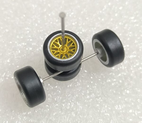 Rubber Tyres/Wheels for 1/64 Scale Models (M56)