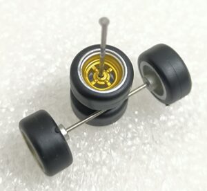 Rubber Tyres/Wheels for 1/64 Scale Models (M55)