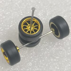 Rubber Tyres/Wheels for 1/64 Scale Models (M78)