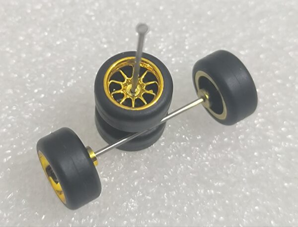 Rubber Tyres/Wheels for 1/64 Scale Models (M78)
