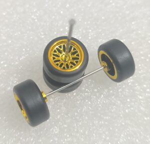 Electroplating Rubber Tyres/Wheels for 1/64 Scale Models (M79)